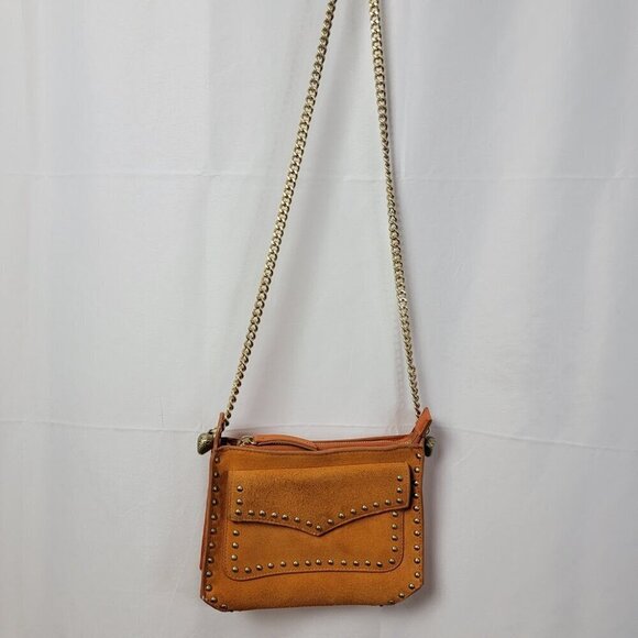 Zara Woman Suede Crossbody Purse - Fun and Colorful Take on Moto Style - Picture 9 of 15